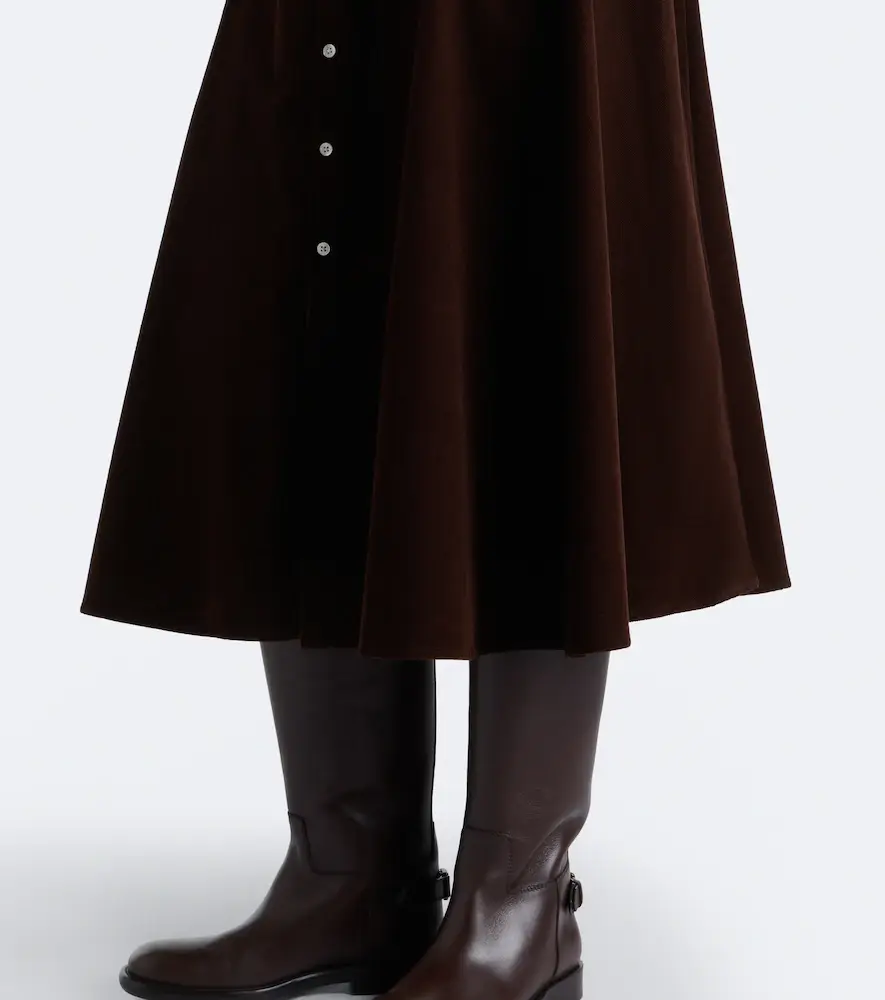 Polo Ralph Lauren Cotton corduroy midi dress | Thumbnail 3 Polo Ralph Lauren Cotton corduroy midi dress | Thumbnail 3