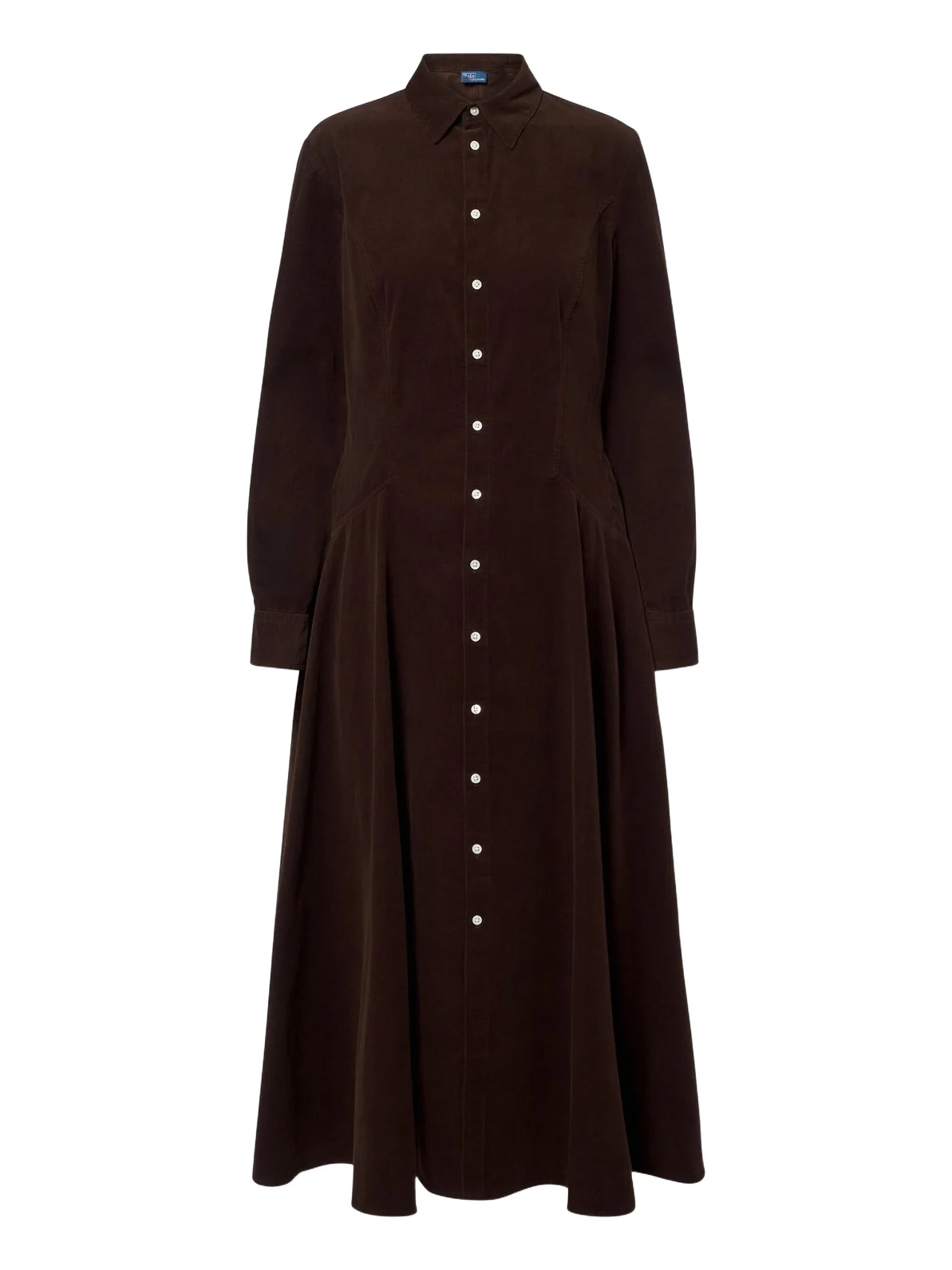 Cotton corduroy midi dress