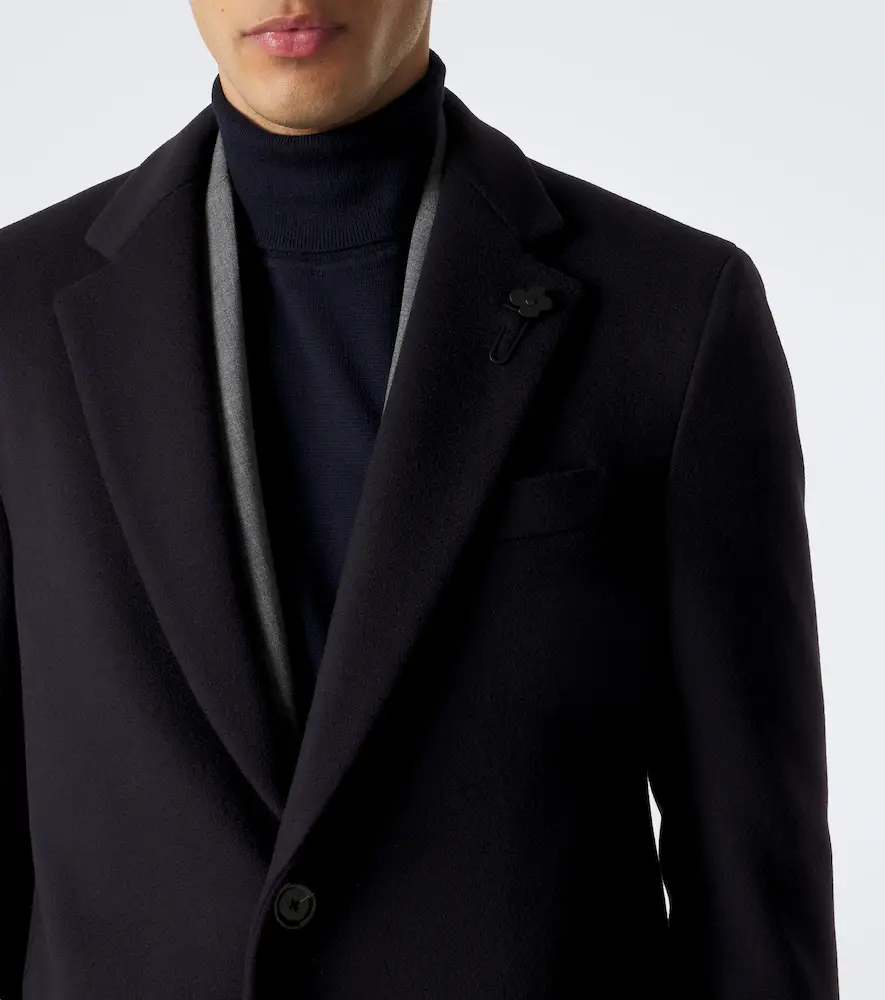 Lardini Virgin wool overcoat | Thumbnail 7 Lardini Virgin wool overcoat | Thumbnail 7