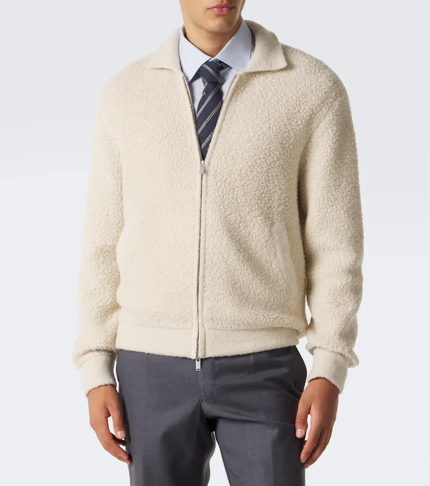 Lardini Teddy wool-blend jacket | Thumbnail 2 Lardini Teddy wool-blend jacket | Thumbnail 2