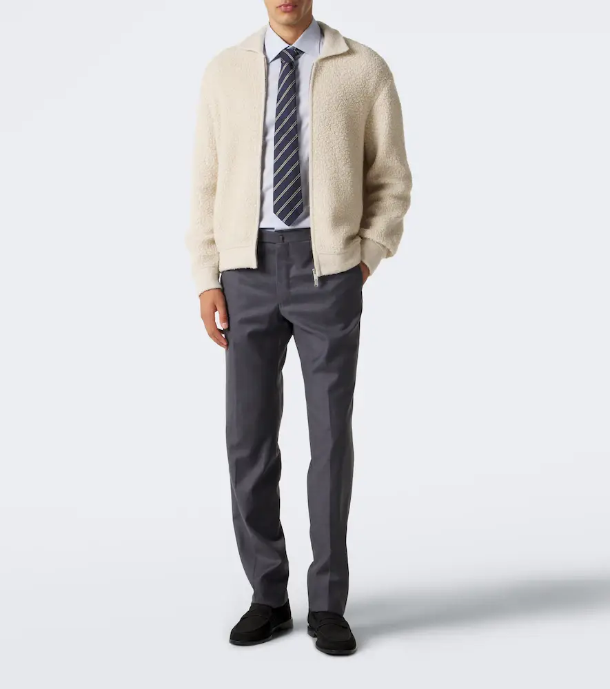 Lardini Teddy wool-blend jacket | Thumbnail 4 Lardini Teddy wool-blend jacket | Thumbnail 4
