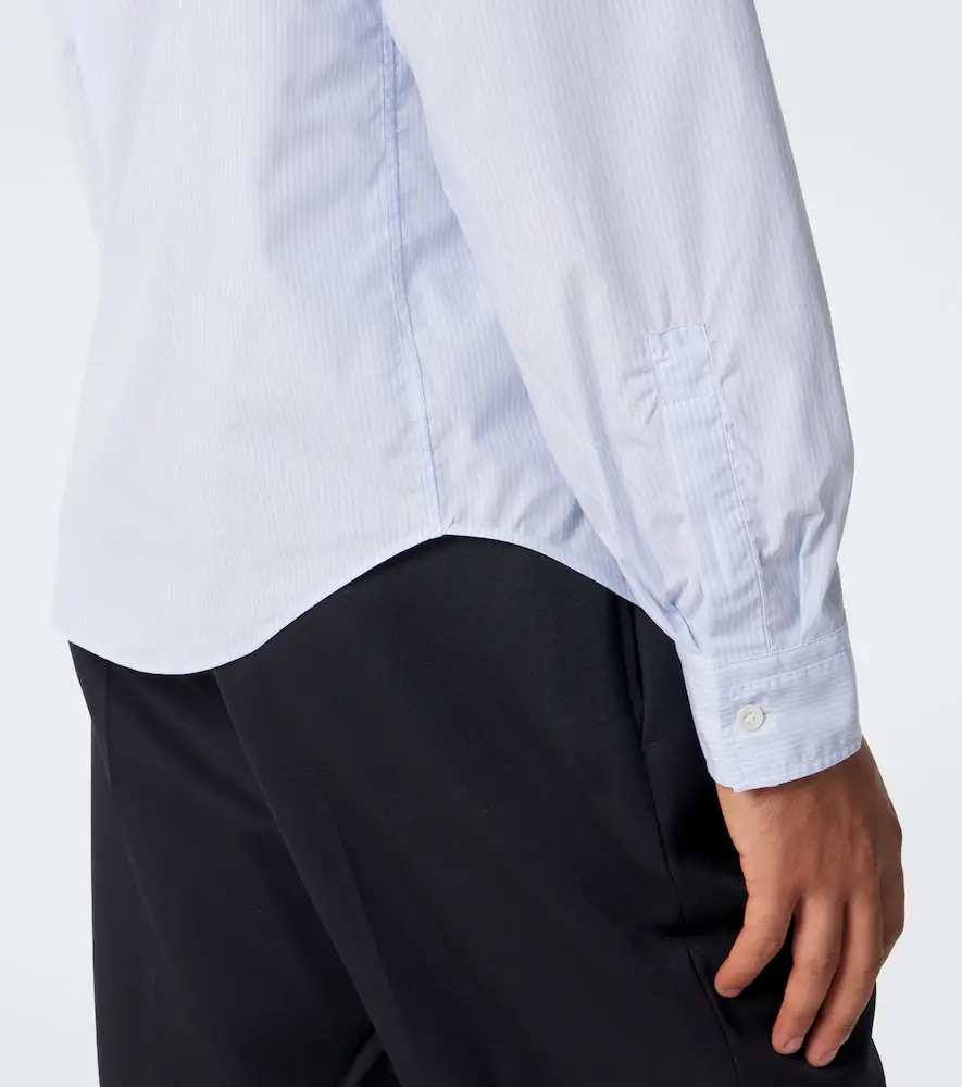 Lardini Striped cotton poplin shirt | Thumbnail 4 Lardini Striped cotton poplin shirt | Thumbnail 4