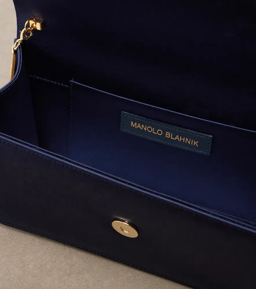 Manolo Blahnik Capripla embellished satin clutch | Thumbnail 2
