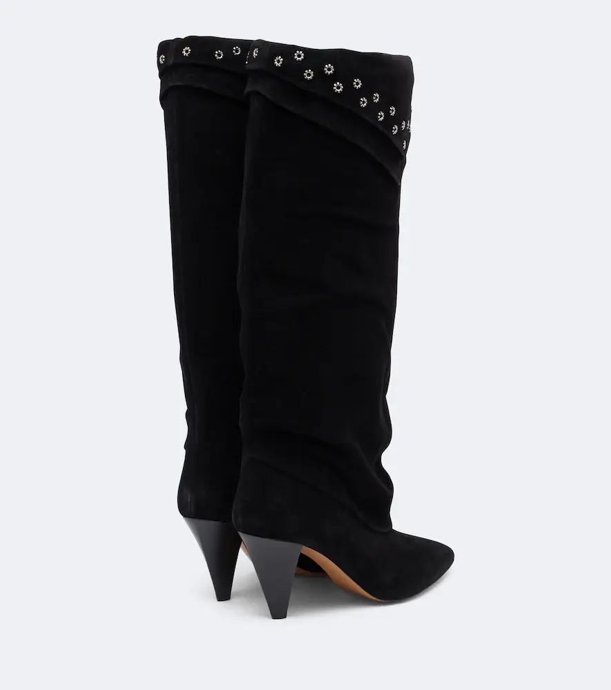 Isabel Marant Lezra embellished suede knee-high boots | Thumbnail 4 Isabel Marant Lezra embellished suede knee-high boots | Thumbnail 4