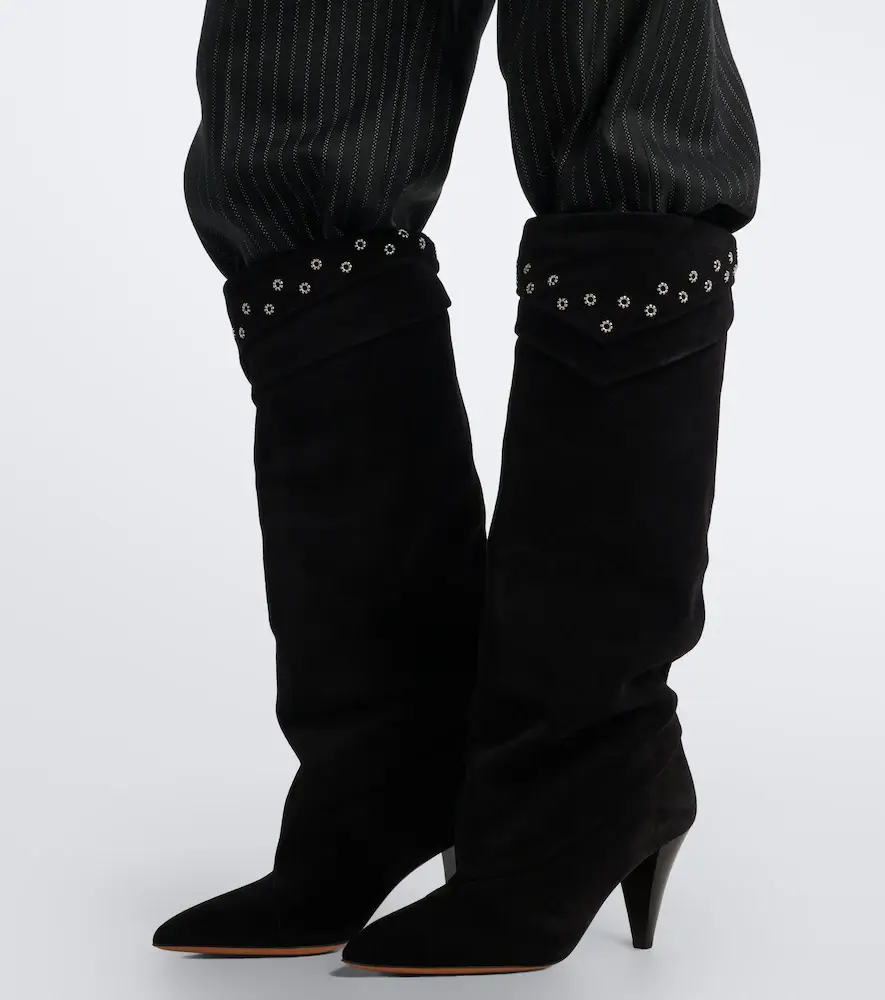 Isabel Marant Lezra embellished suede knee-high boots | Thumbnail 6 Isabel Marant Lezra embellished suede knee-high boots | Thumbnail 6