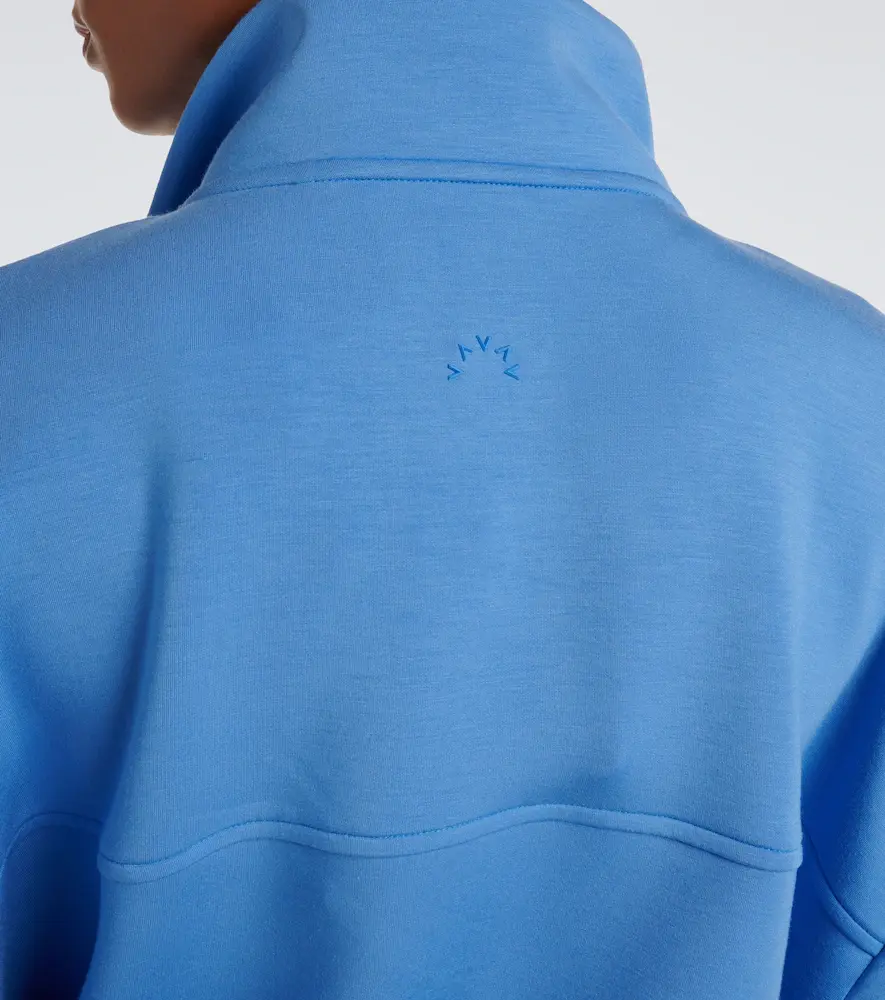 Varley Sian cropped jersey sweatshirt | Thumbnail 4 Varley Sian cropped jersey sweatshirt | Thumbnail 4