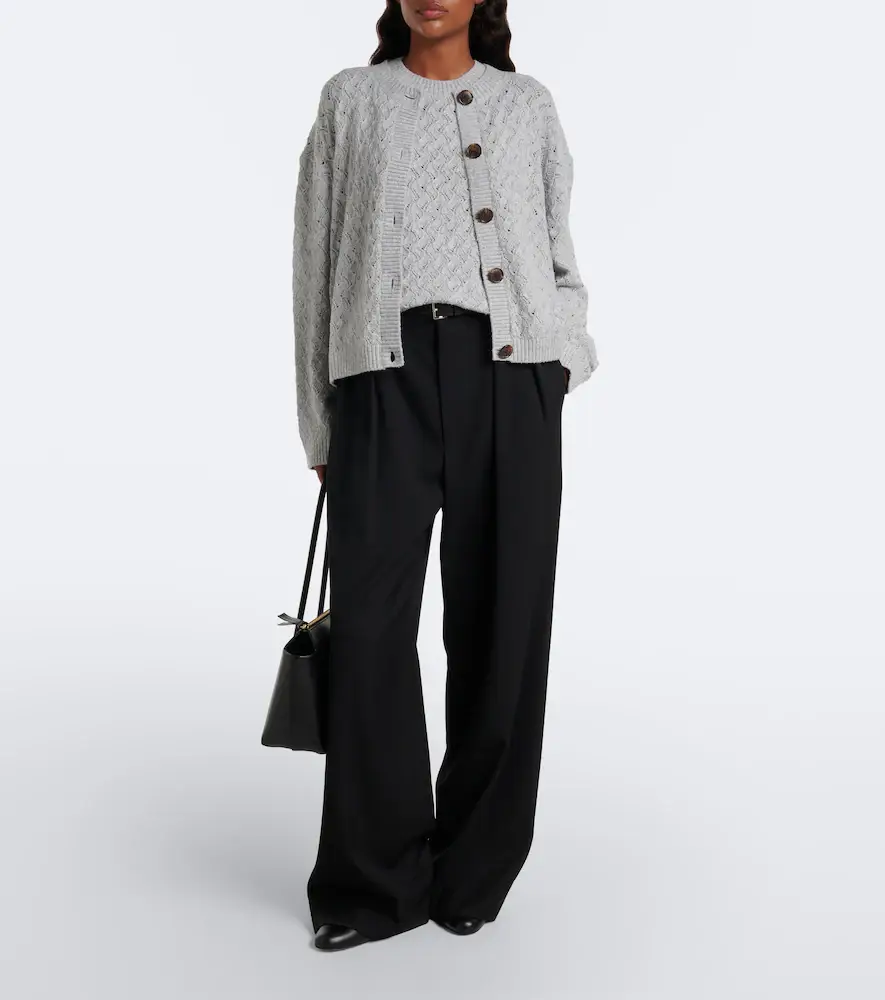 Varley Hazen pointelle cotton-blend sweater vest | Thumbnail 6