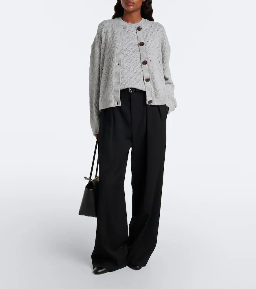 Varley Hossler pointelle cotton-blend cardigan | Thumbnail 2 Varley Hossler pointelle cotton-blend cardigan | Thumbnail 2