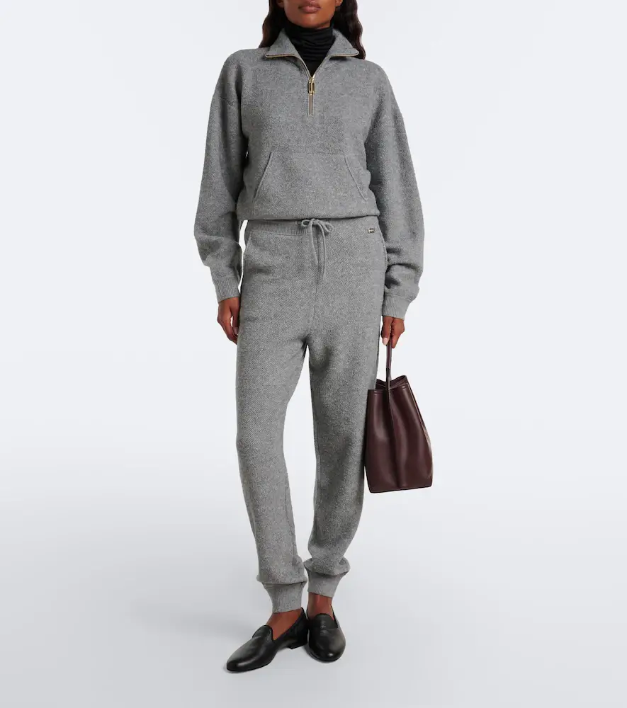 Victoria Beckham Wool and cashmere half-zip sweater | Thumbnail 6 Victoria Beckham Wool and cashmere half-zip sweater | Thumbnail 6