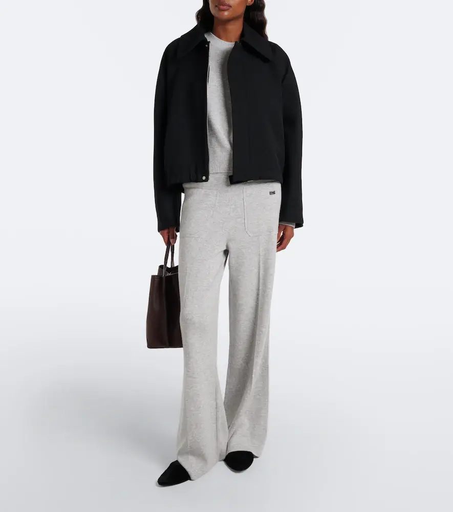 Victoria Beckham Wool and cashmere wide-leg pants | Thumbnail 4 Victoria Beckham Wool and cashmere wide-leg pants | Thumbnail 4