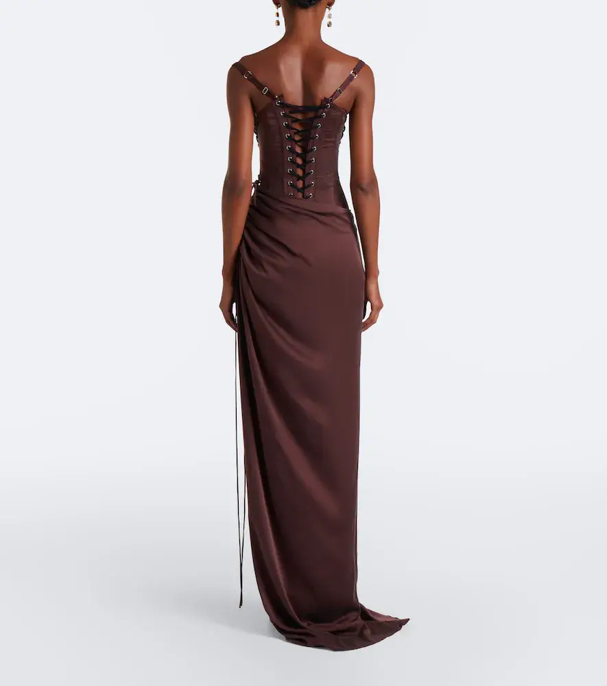 Maria Lucia Hohan Ruched corset gown | Thumbnail 6