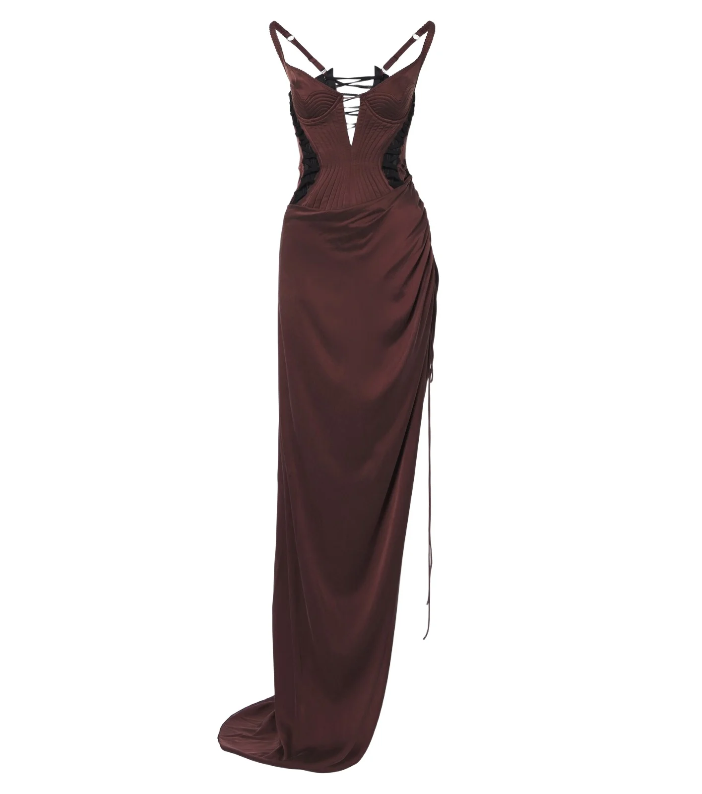 Ruched corset gown Ruched corset gown