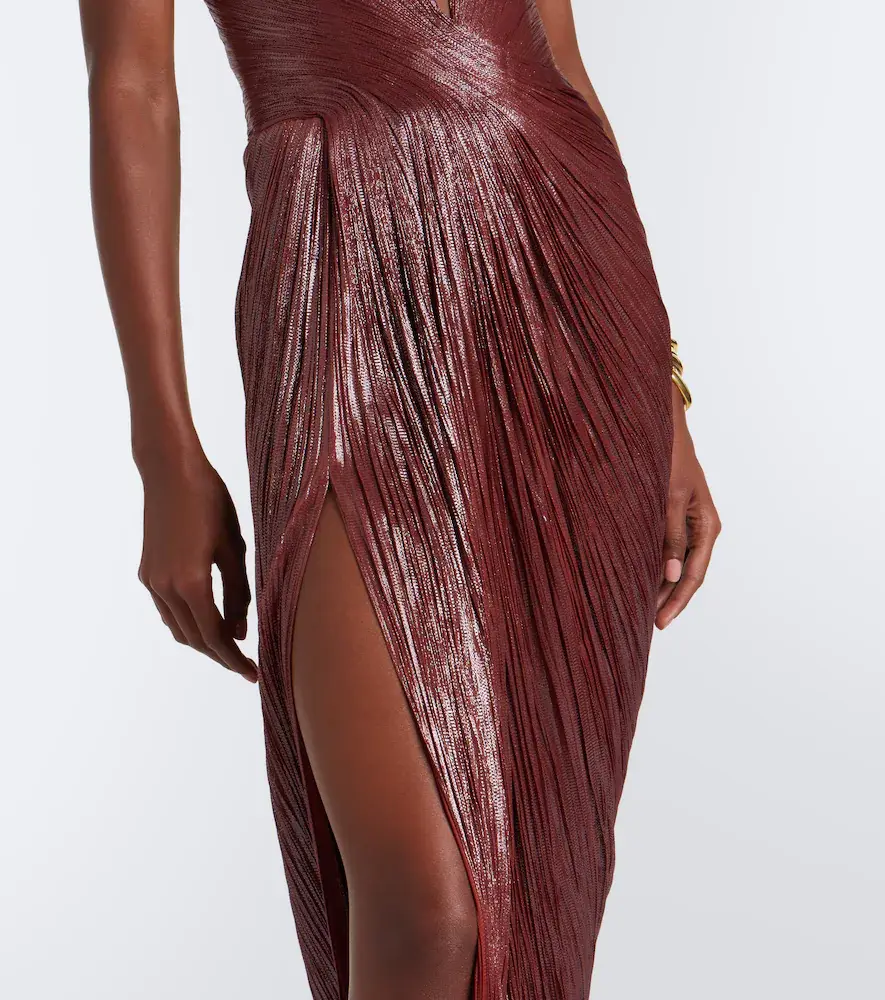 Maria Lucia Hohan Huda metallic corset gown | Thumbnail 4
