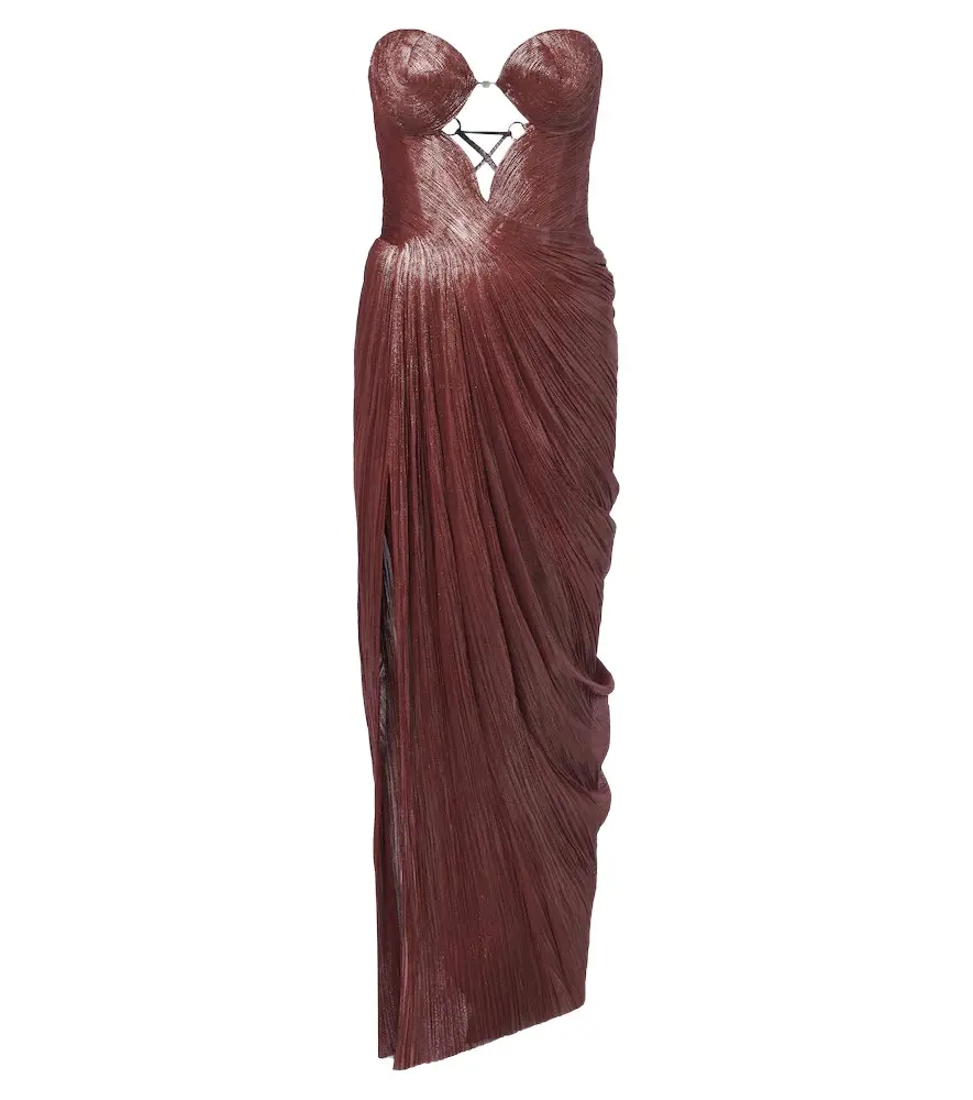 Maria Lucia Hohan Huda metallic corset gown | Image 1 Maria Lucia Hohan Huda metallic corset gown | Image 1