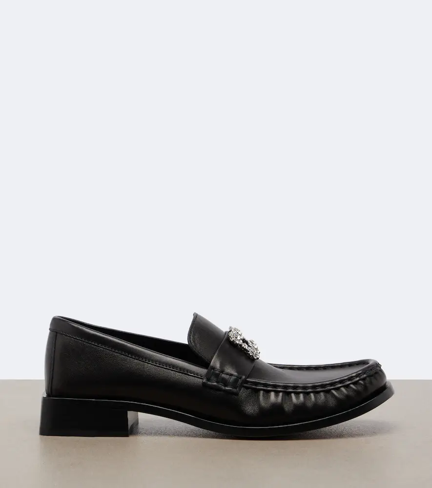Roger Vivier Viv Moc embellished leather loafers | Thumbnail 2 Roger Vivier Viv Moc embellished leather loafers | Thumbnail 2