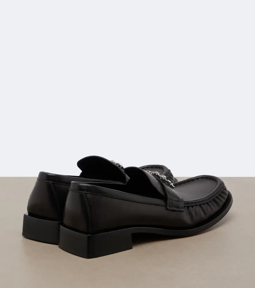 Roger Vivier Viv Moc embellished leather loafers | Thumbnail 4 Roger Vivier Viv Moc embellished leather loafers | Thumbnail 4