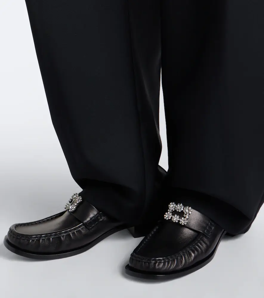 Roger Vivier Viv Moc embellished leather loafers | Thumbnail 6 Roger Vivier Viv Moc embellished leather loafers | Thumbnail 6