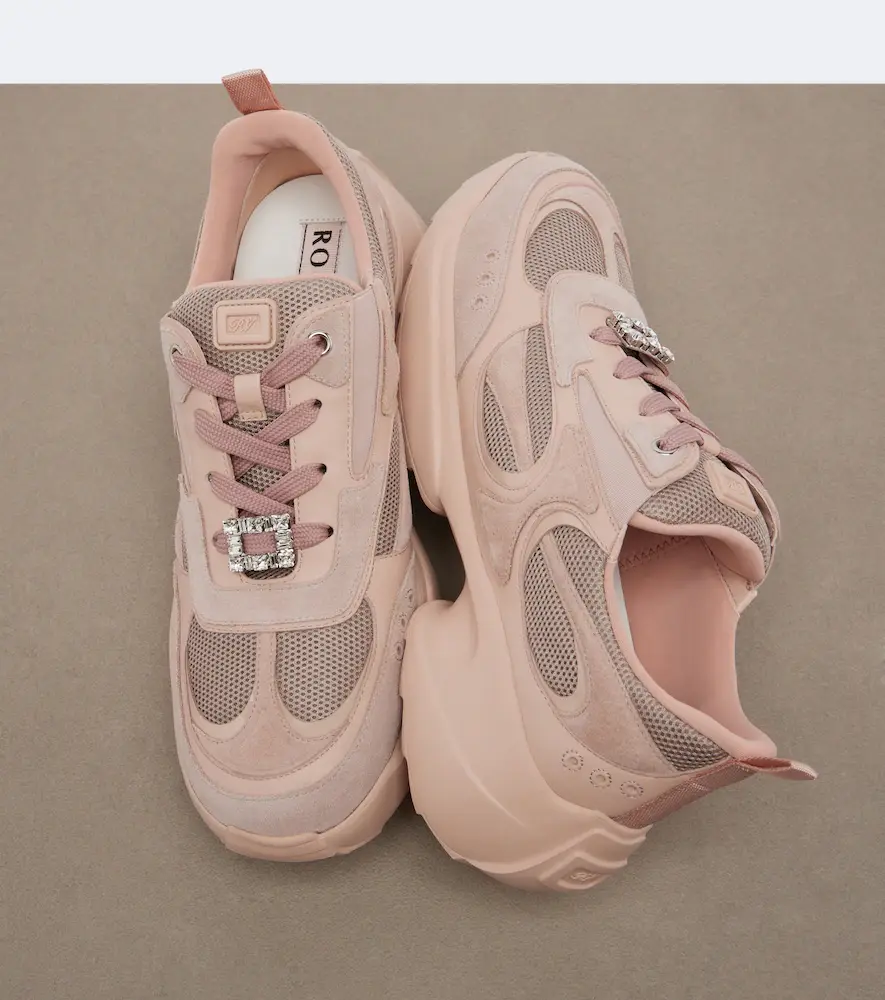 Roger Vivier Viv' On The Run embellished sneakers | Thumbnail 3 Roger Vivier Viv' On The Run embellished sneakers | Thumbnail 3
