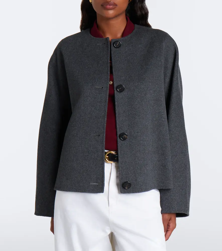 'S Max Mara 'S Max Mara Scarf-detail virgin wool jacket | Thumbnail 4