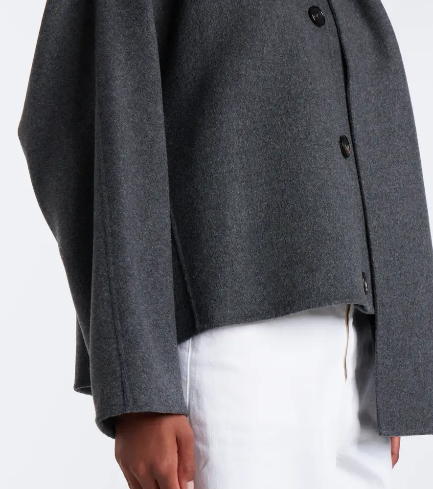 'S Max Mara 'S Max Mara Scarf-detail virgin wool jacket | Thumbnail 5