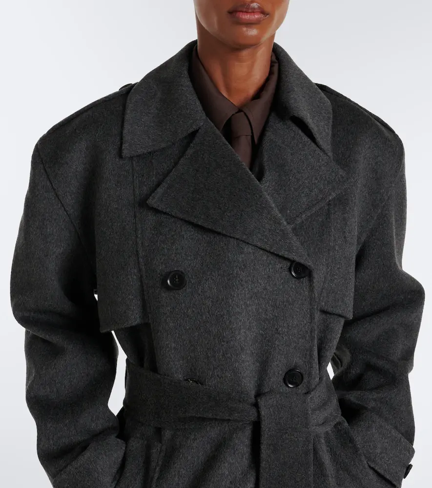 The Frankie Shop Nikola belted wool and cashmere coat | Thumbnail 4 The Frankie Shop Nikola belted wool and cashmere coat | Thumbnail 4