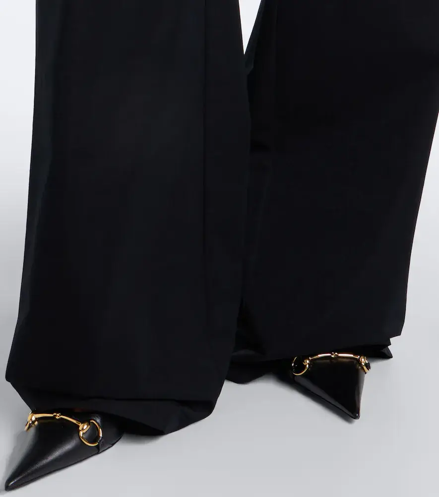 Gucci Technical twill wide-leg pants | Thumbnail 4 Gucci Technical twill wide-leg pants | Thumbnail 4