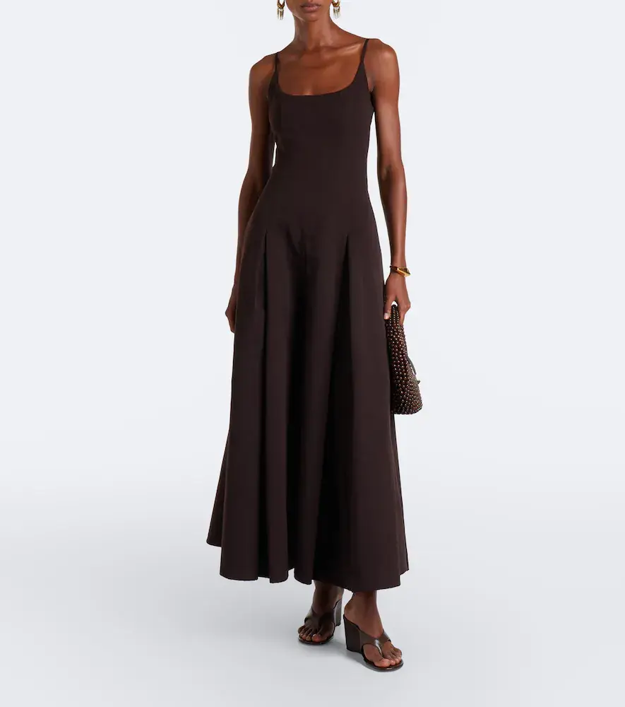 Staud Jill cotton-blend maxi dress | Thumbnail 3 Staud Jill cotton-blend maxi dress | Thumbnail 3