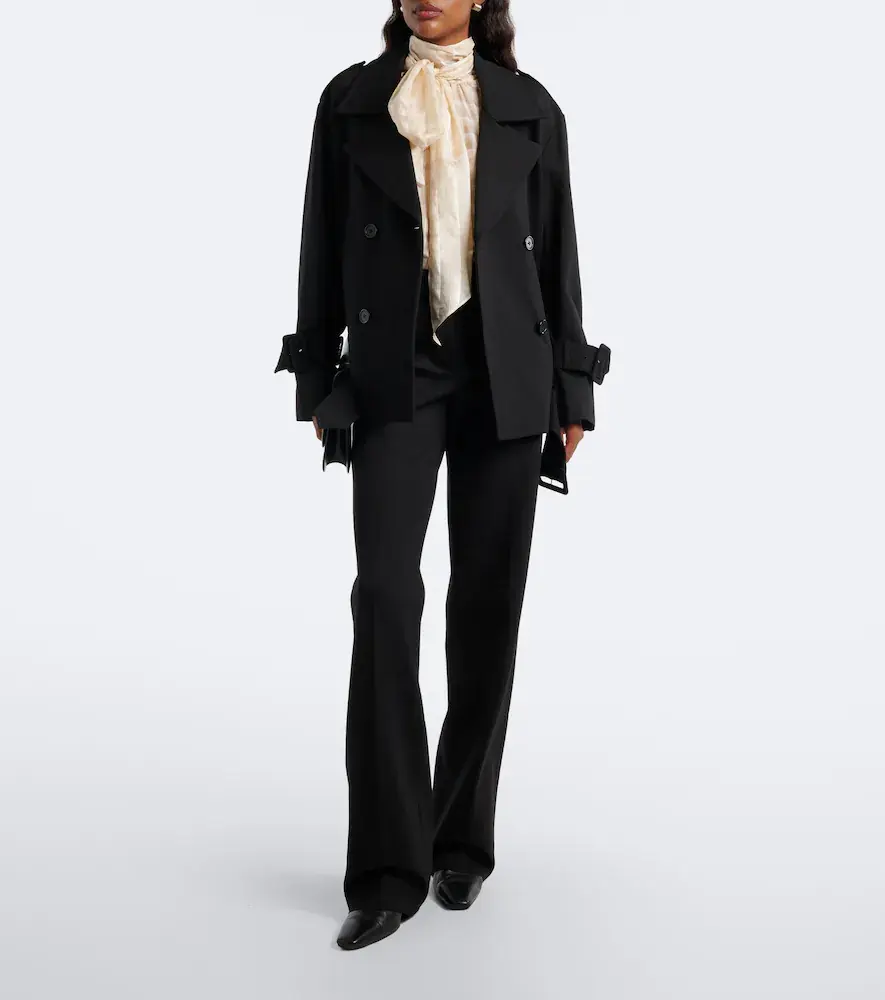 Dorothee Schumacher Airy Check tie-neck cotton and silk blouse | Thumbnail 6 Dorothee Schumacher Airy Check tie-neck cotton and silk blouse | Thumbnail 6