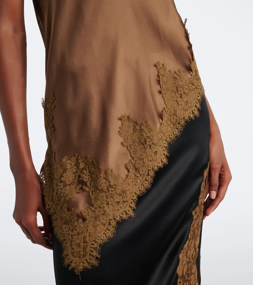 Dorothee Schumacher Sense of Shine lace-trimmed silk-blend camisole | Thumbnail 4