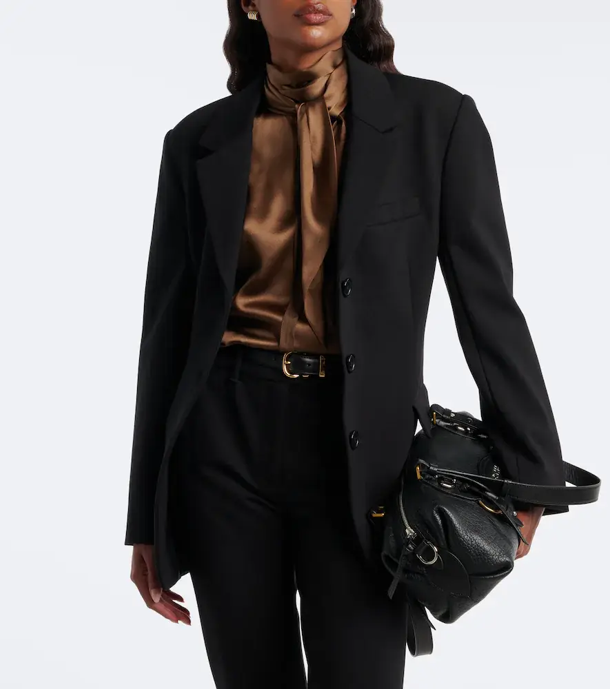 Dorothee Schumacher Sense of Shine tie-neck silk-blend satin top | Thumbnail 3 Dorothee Schumacher Sense of Shine tie-neck silk-blend satin top | Thumbnail 3