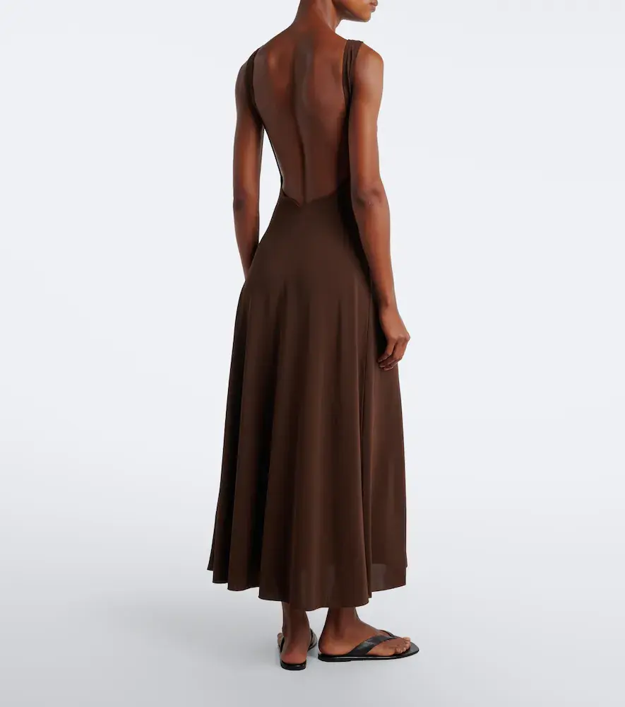 Eres Sculpture jersey midi dress | Thumbnail 4 Eres Sculpture jersey midi dress | Thumbnail 4