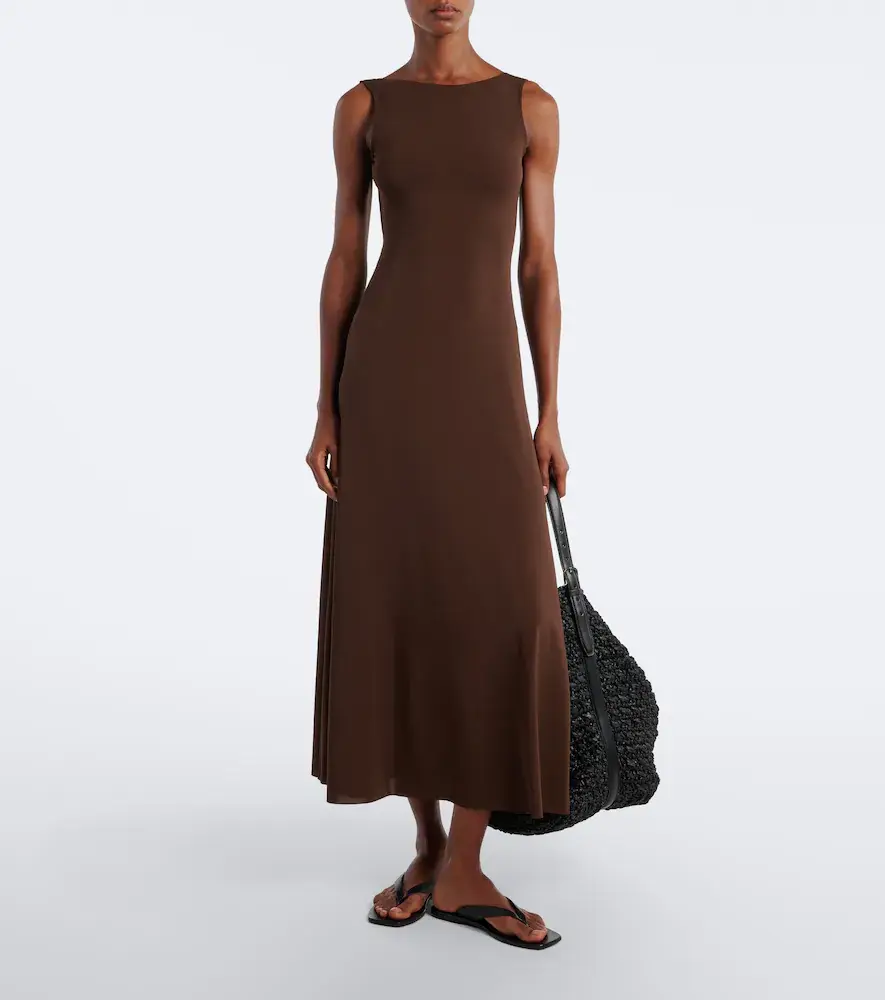 Eres Sculpture jersey midi dress | Thumbnail 7 Eres Sculpture jersey midi dress | Thumbnail 7