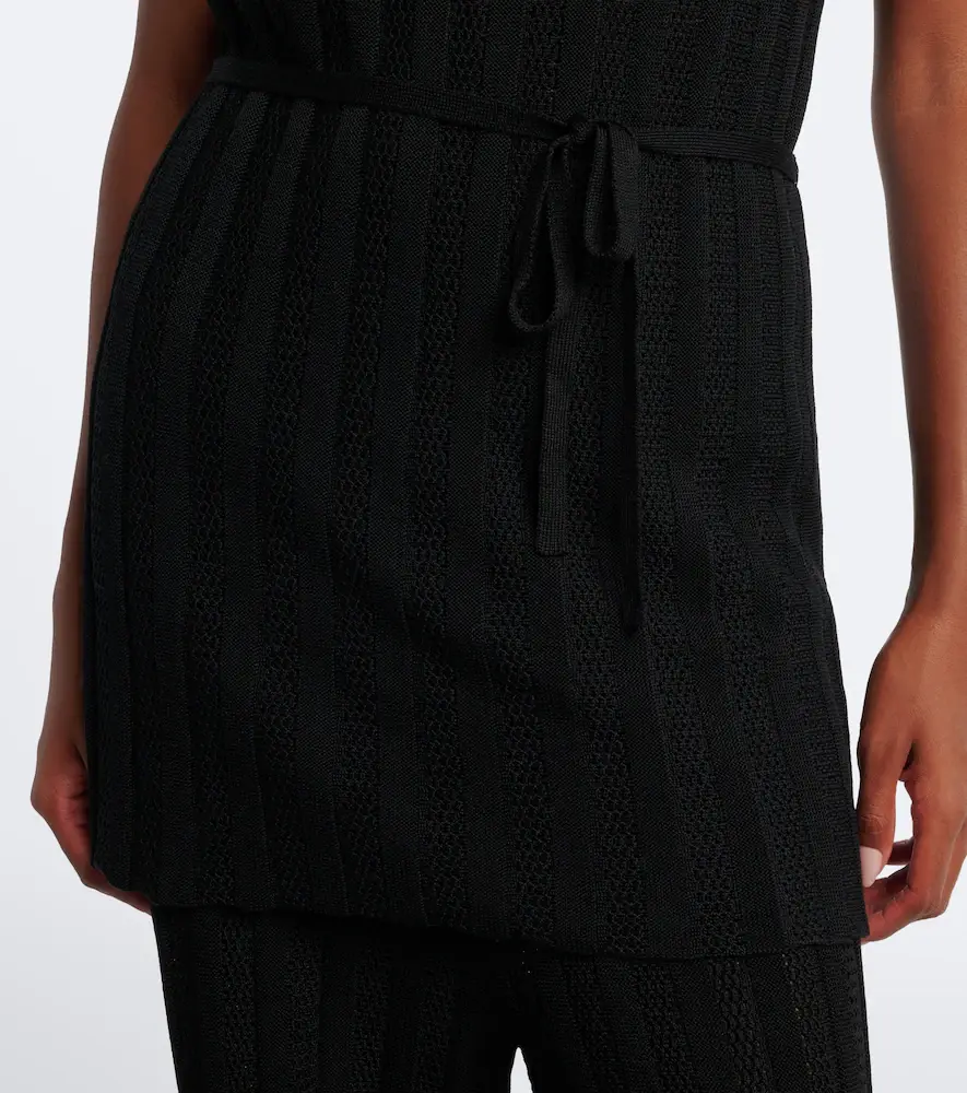 Eres Tangente belted knitted cotton-blend top | Thumbnail 4 Eres Tangente belted knitted cotton-blend top | Thumbnail 4