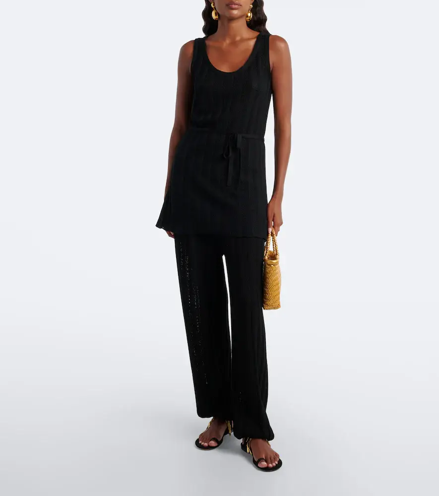 Eres Tangente belted knitted cotton-blend top | Thumbnail 6 Eres Tangente belted knitted cotton-blend top | Thumbnail 6