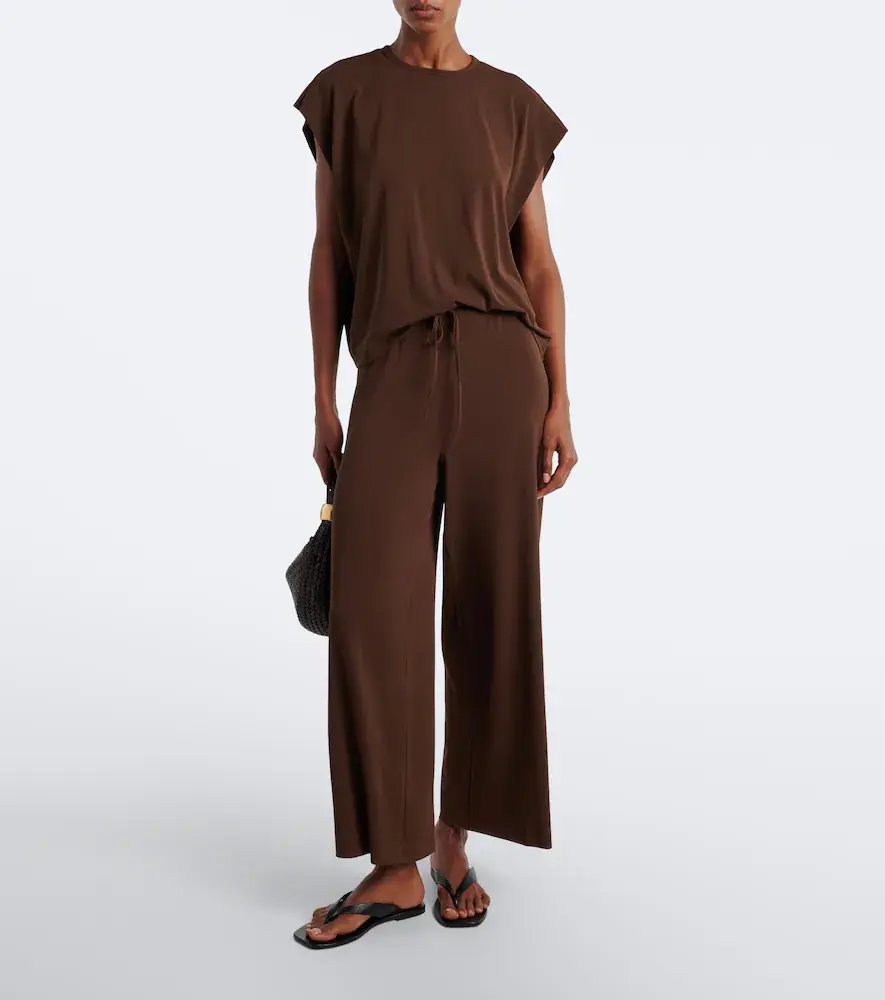 Eres Zélie jersey wide-leg pants | Thumbnail 3 Eres Zélie jersey wide-leg pants | Thumbnail 3