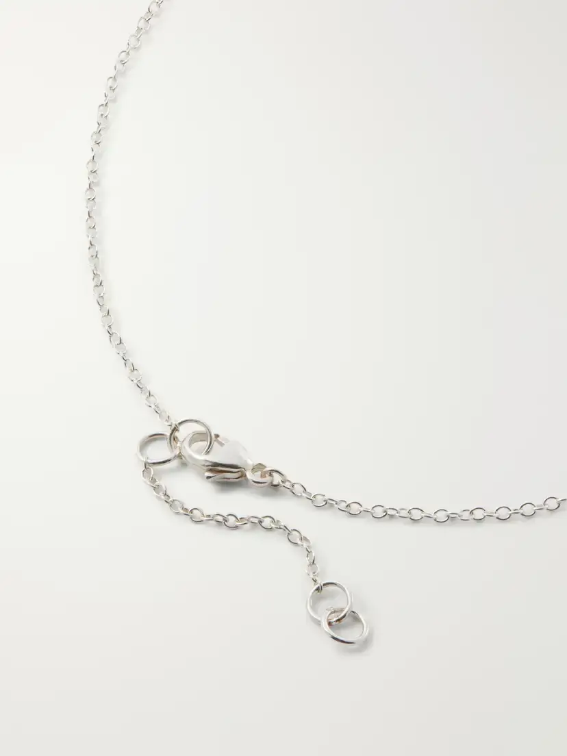 AGMES 18-karat Gold-pleated Sterling Silver Pendant Necklace | Thumbnail 3 AGMES 18-karat Gold-pleated Sterling Silver Pendant Necklace | Thumbnail 3