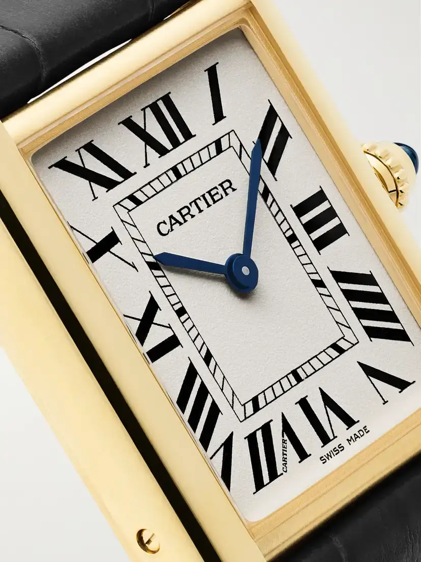 Cartier Tank Louis 33.7mm Medium 18-karat Gold And Alligator Watch | Thumbnail 5