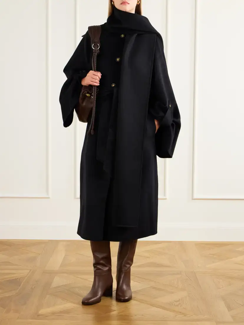 Zimmermann Valiant Scarf-detailed Wool-blend Coat | Thumbnail 2 Zimmermann Valiant Scarf-detailed Wool-blend Coat | Thumbnail 2