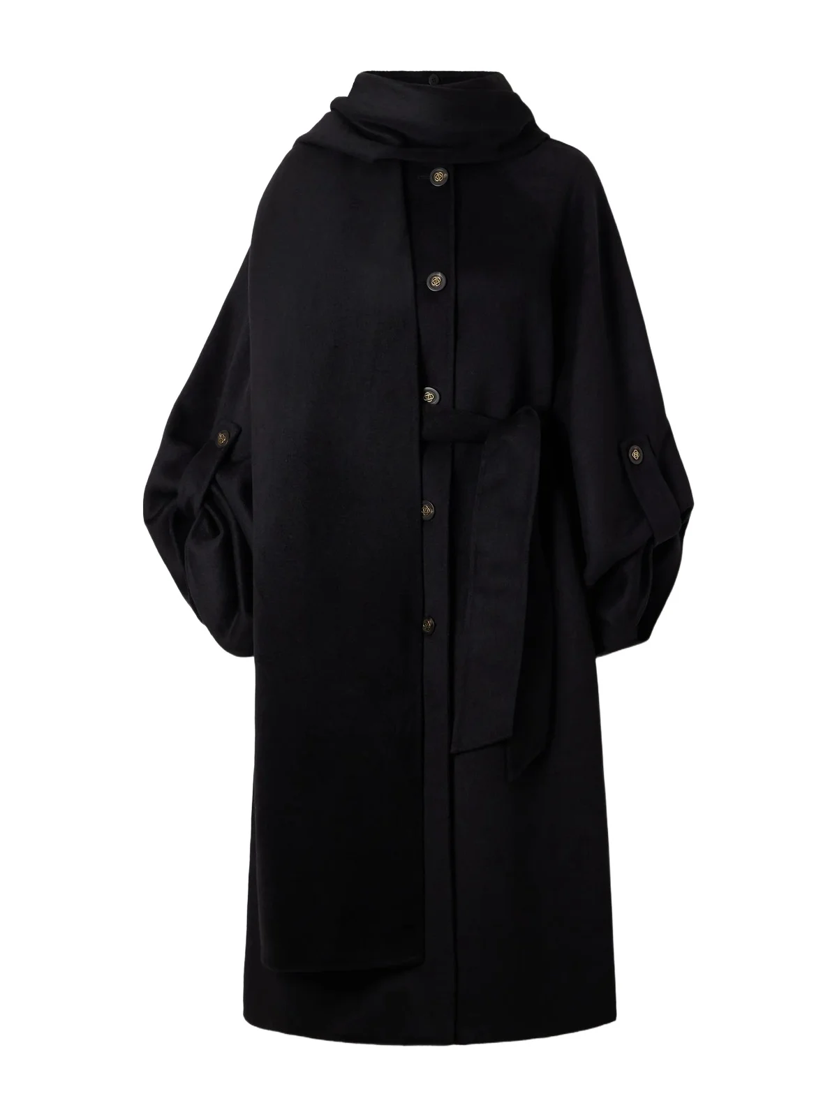 Zimmermann Valiant Scarf-detailed Wool-blend Coat