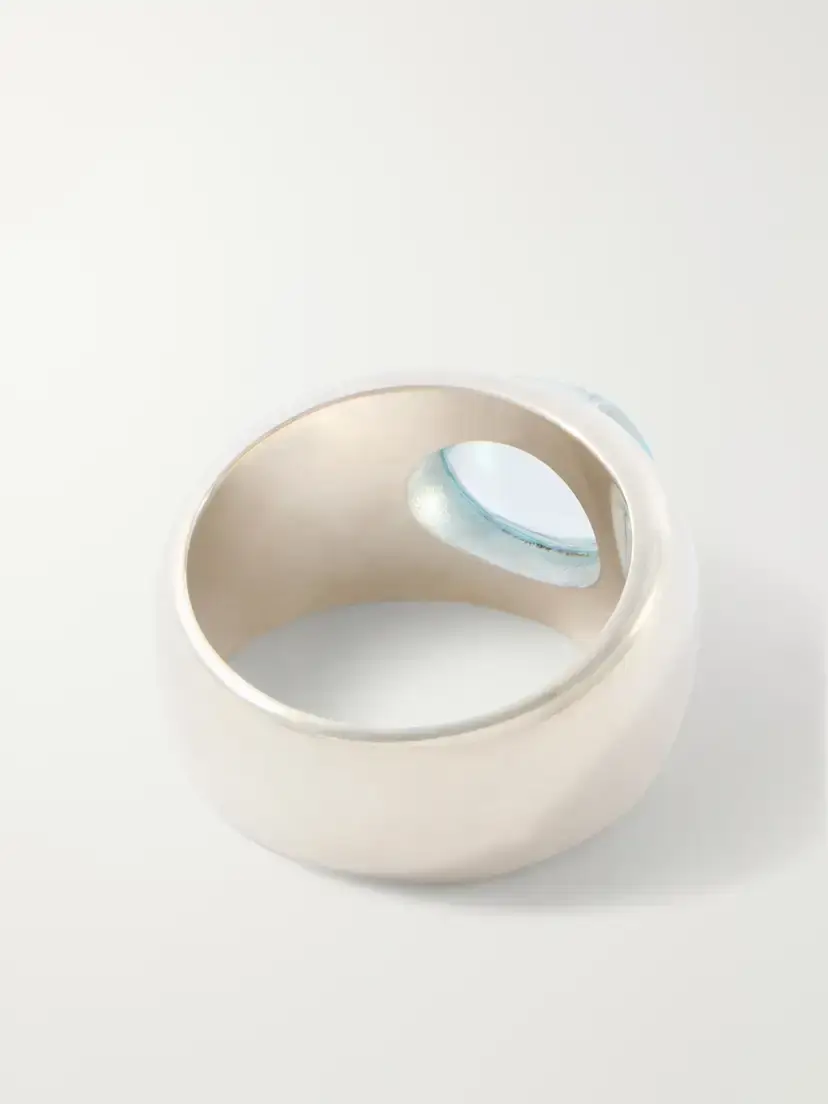 Loren Stewart Gentry Sterlin Silver And Topaz Ring - Blue | Thumbnail 3 Loren Stewart Gentry Sterlin Silver And Topaz Ring - Blue | Thumbnail 3