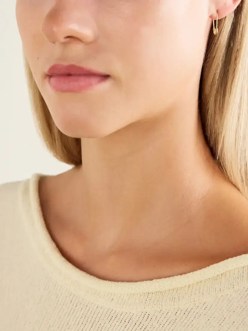 Loren Stewart Mini Safety Pin 14-karat | Thumbnail 2 Loren Stewart Mini Safety Pin 14-karat | Thumbnail 2