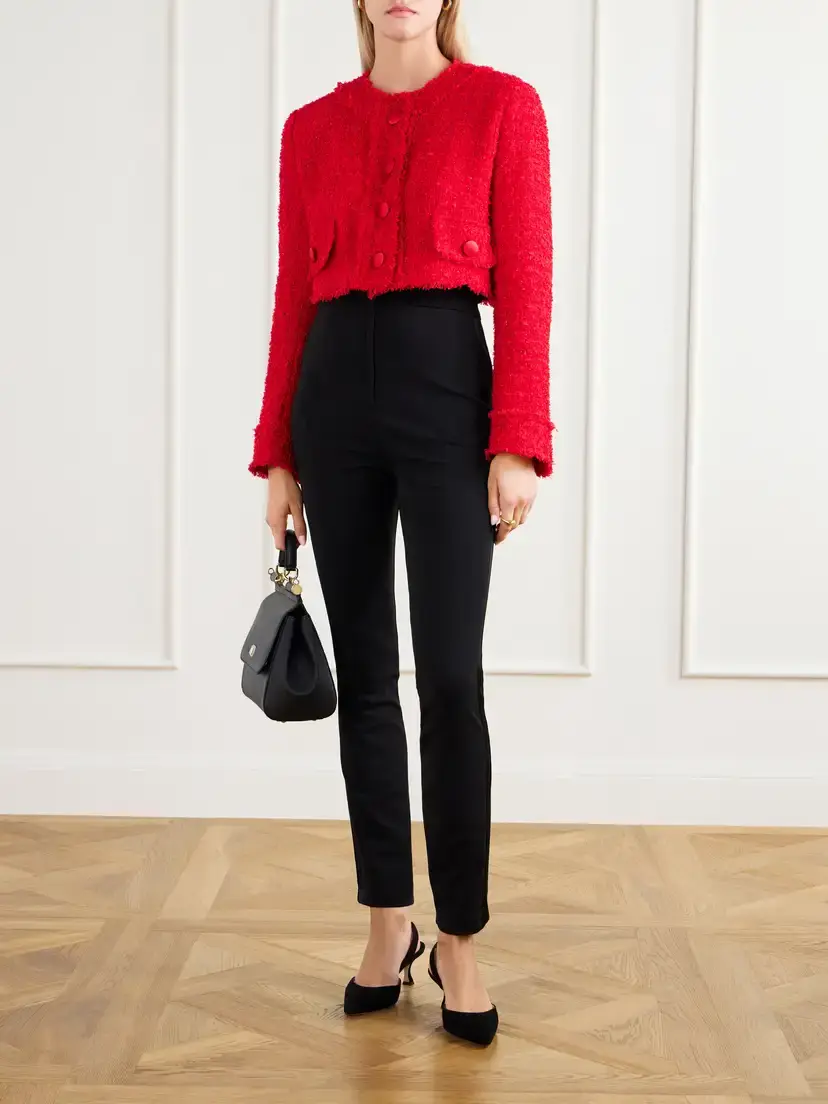 Dolce & Gabbana Stretch-jersey High-rise Pants | Thumbnail 2 Dolce & Gabbana Stretch-jersey High-rise Pants | Thumbnail 2