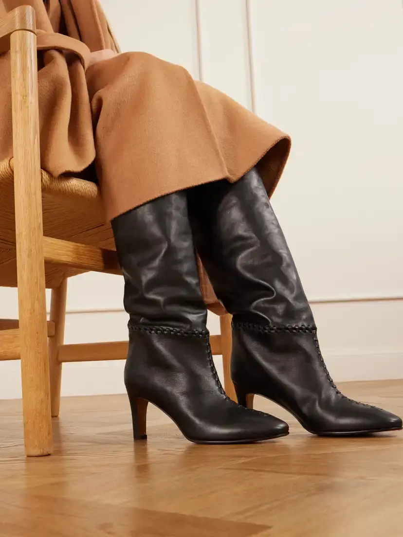 Zimmermann Alchemy 75 Whipstitched Leather Knee Boots | Thumbnail 2 Zimmermann Alchemy 75 Whipstitched Leather Knee Boots | Thumbnail 2