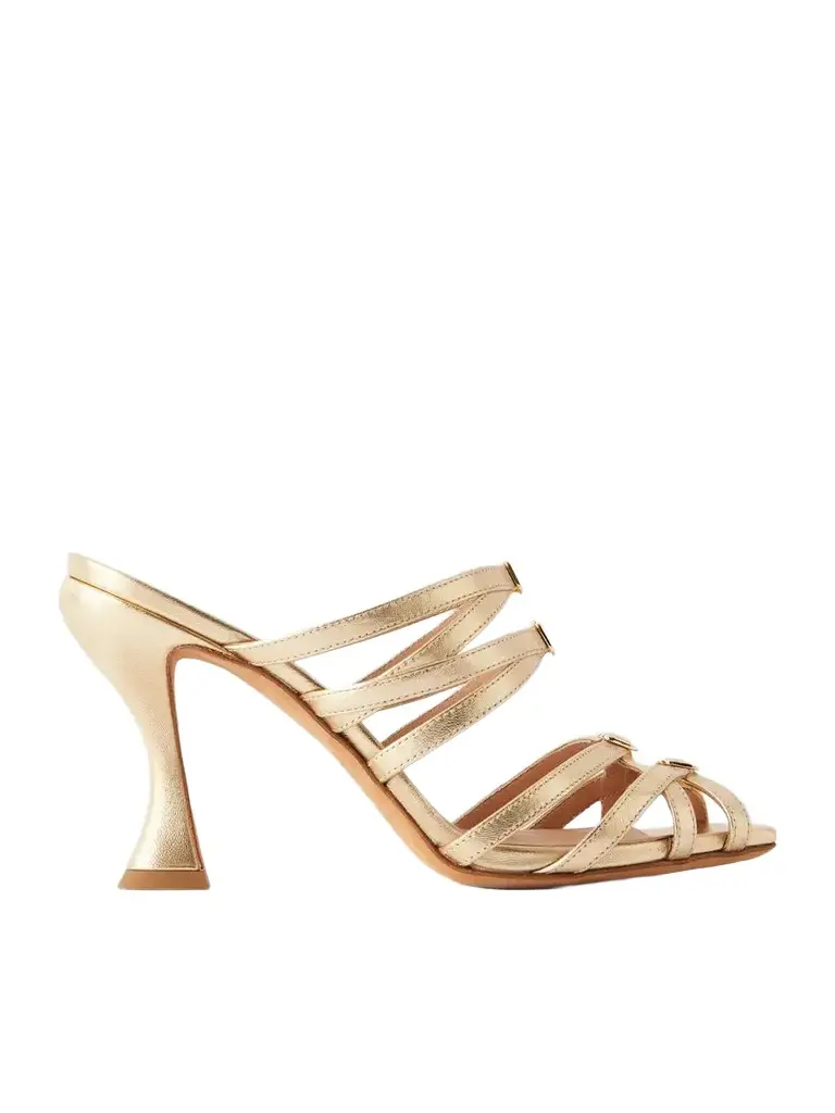 Solstice Metallic Leather Sandals