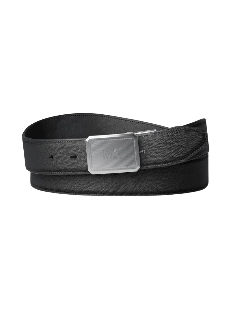 Michael Kors Collection Reversible Leather Belt in Black