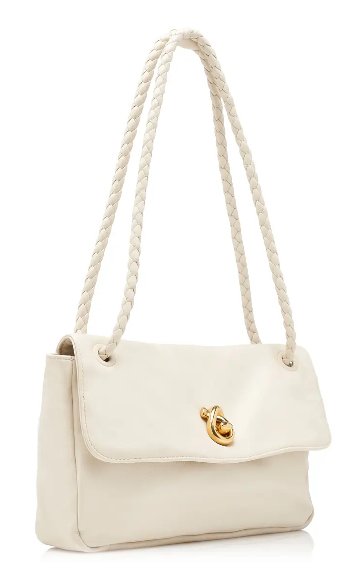Bottega Veneta Knot Lock Leather Shoulder Bag | Thumbnail 2 Bottega Veneta Knot Lock Leather Shoulder Bag | Thumbnail 2