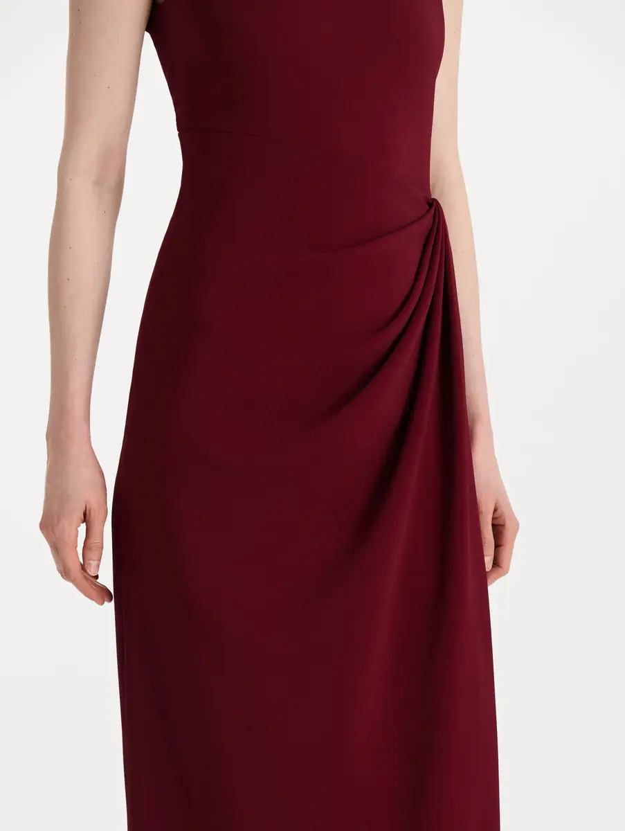 Oscar de la Renta Drape-Detailed Cady Gown | Thumbnail 5 Oscar de la Renta Drape-Detailed Cady Gown | Thumbnail 5
