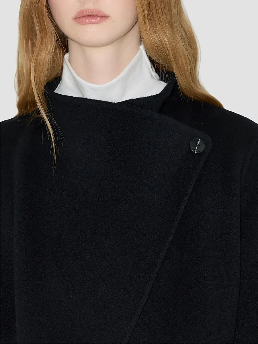 Soia & Kyo Women's Bree Double-Face Wool-Nylon Wrap Jacket | Thumbnail 5