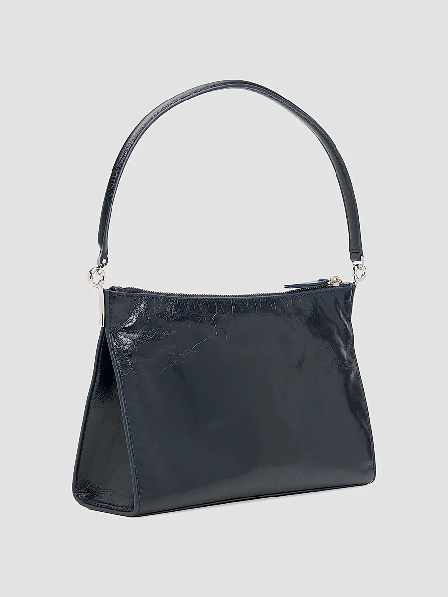 Veronica Beard Women's Small Crinkle Leather Shoulder Bag | Thumbnail 2