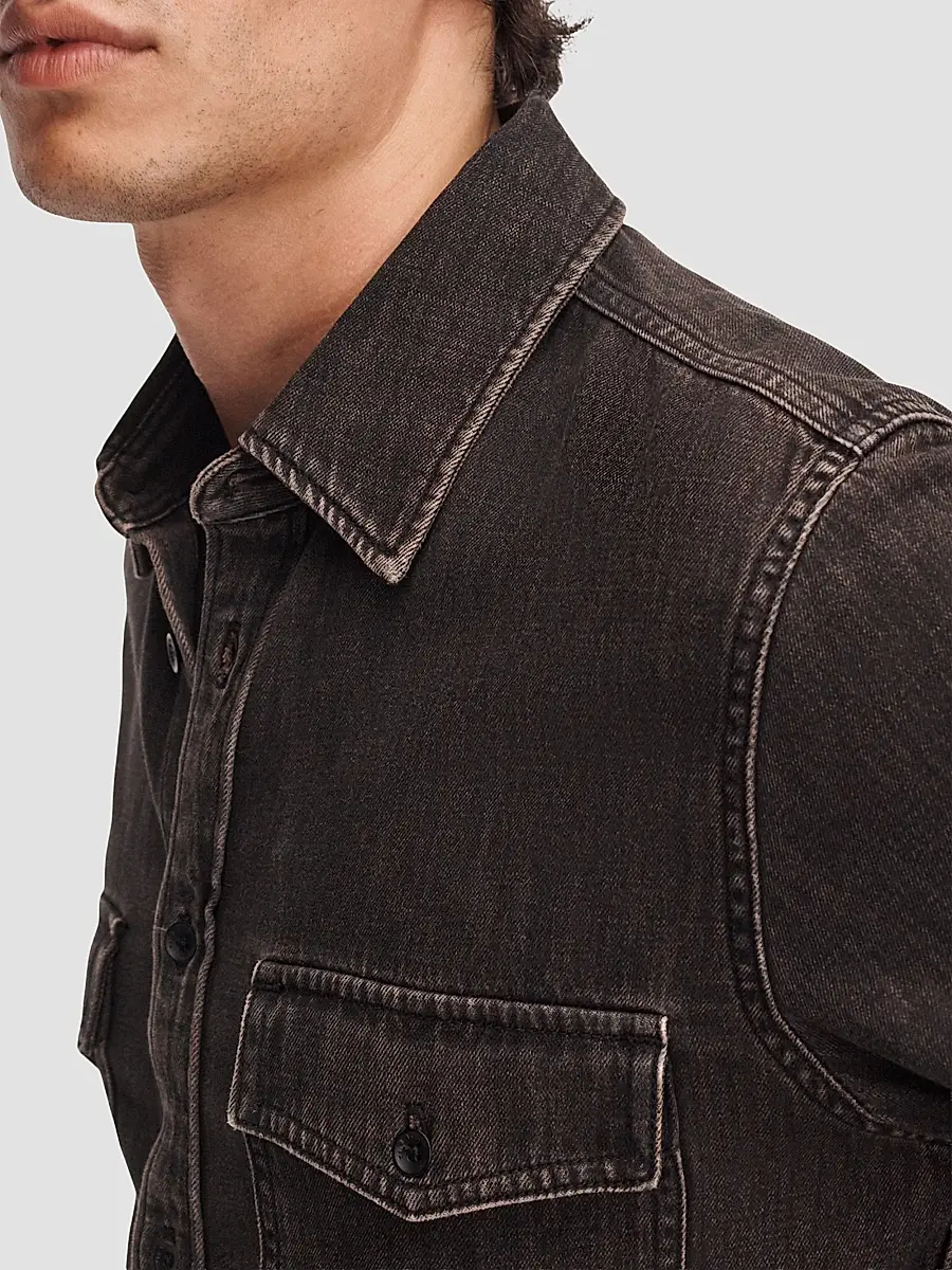 rag & bone Men's Denim Shirt | Thumbnail 5
